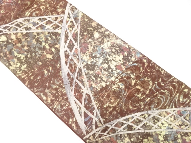 JAPANESE FUKURO OBI / WOVEN STREAM